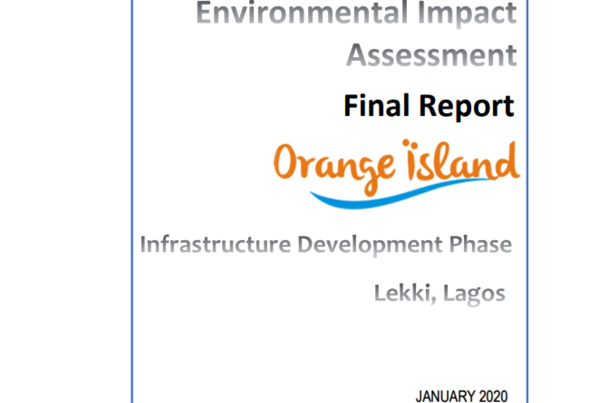 ESIA of Orange Island Infrastructure Development Phase, Lekki, Lagos