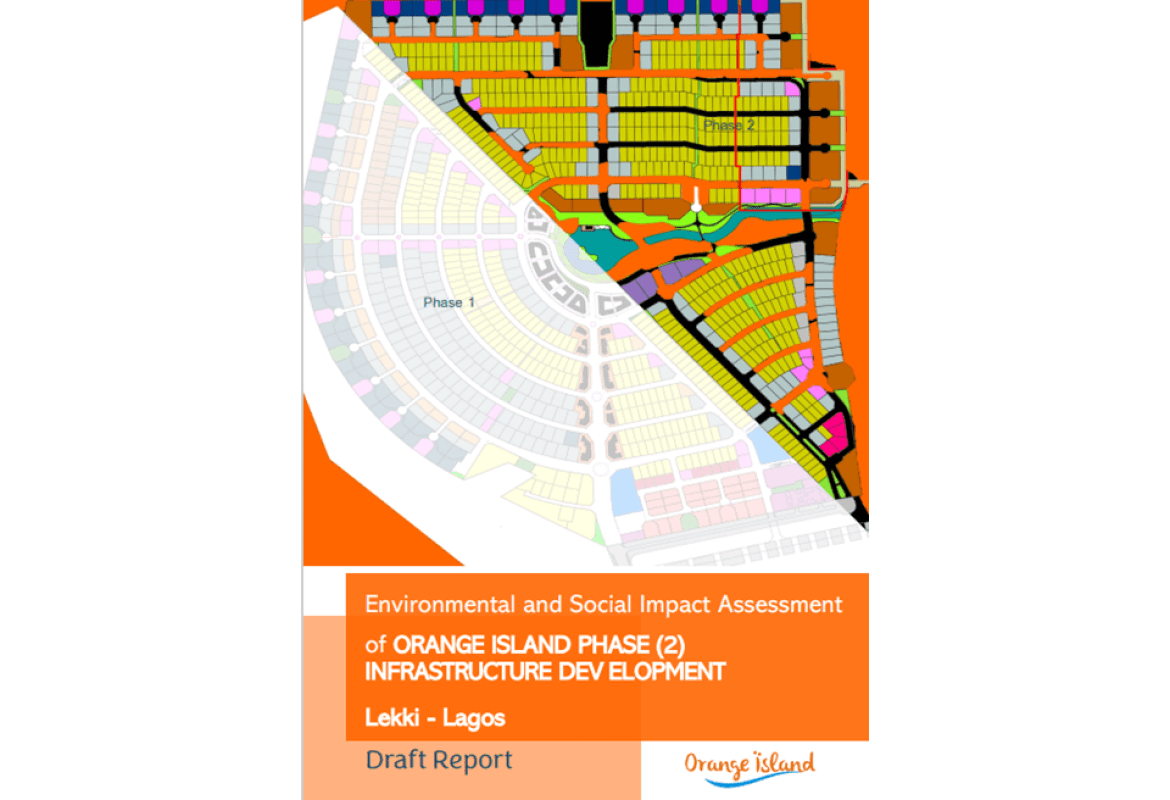 ESIA of Orange Island Phase (2) Infrastructure Development, Lekki, lagos