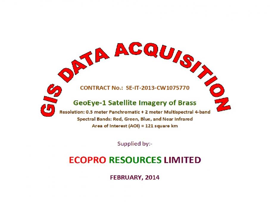 GIS Data Provision - Satellite Imagery