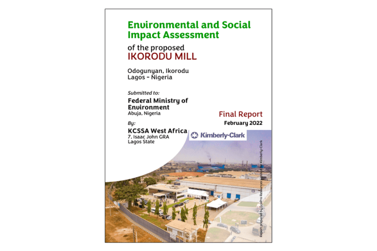 ESIA of Kimberly-Clark Ikorodu Mill, Ikorodu, Lagos, Nigeria