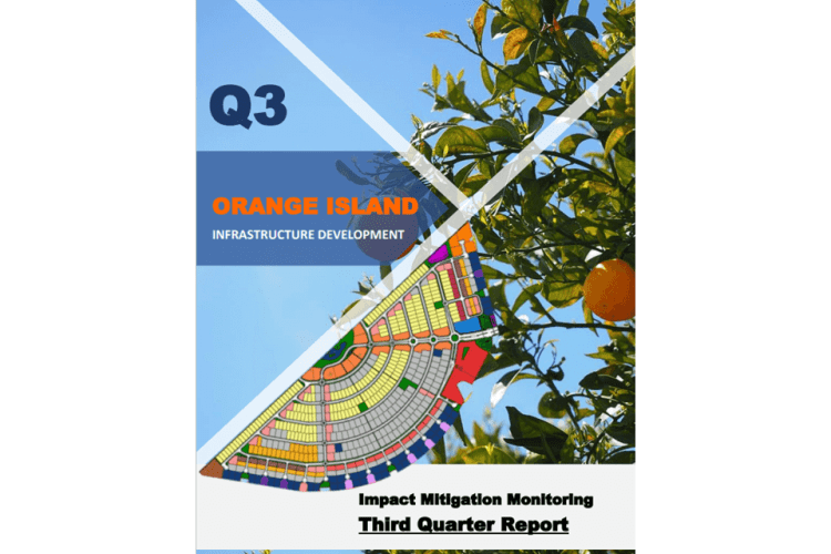 IMM of Orange Island Infrastructure Development Phase - Third Quarter Report