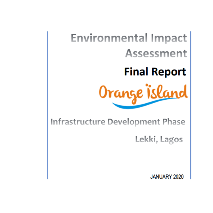 ESIA of Orange Island Infrastructure Development Phase, Lekki, Lagos