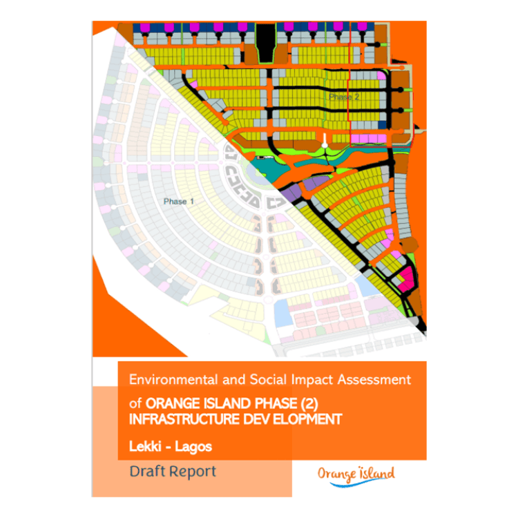 ESIA of Orange Island Phase (2) Infrastructure Development, Lekki, lagos